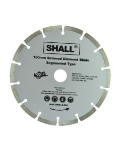 Disk diamanti, Shall, 180x7x22.2 mm