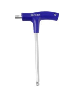 T-type allen key,ball end, plastic/steel, 10 mm