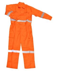 Profesional work clothes, 100% Cotton, orange, XL, 230 gr/m²