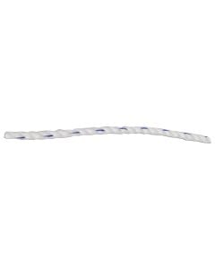 Litar me 3 thurje ,12mmx91m,Materiali PP,Ngjyra I bardhe me vija blu.Pesha 5.6kg/roll
