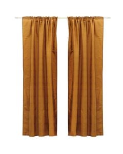 Curtain, polyester, orange, 150x270 cm