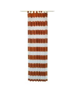 Curtain , polyester, orange, 150x270 cm