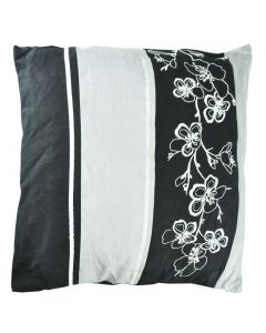 Decorative pillow, polyester, gray, 43x43 cm