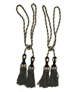 Curtain Tassels  yellow+cherry