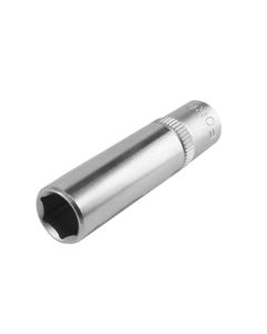 Flank deep socket, FORCE, chrome vanadium,  1/4",6 PT, 5x50 mm