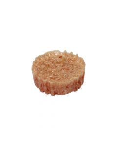Scented candle, palm wax, brown, dia 4.5 cm, 6 piece
