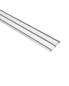 Aluminium rail triple without tend