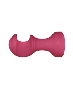 Curtain pole support, Size: Ø25 mm, Color: Pink, Material: Wood