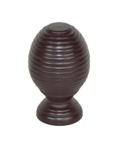 Suport për shufër perde, Ø25 mm, (vishnje), dru