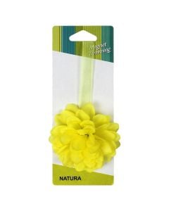 Magnetic Tieback, Size: D.9x27cm, Color: Yellow, Material: Pvc & metal