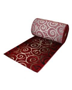 Kristal carpet rug, Size: 80cm, Color: Red, Material: PP