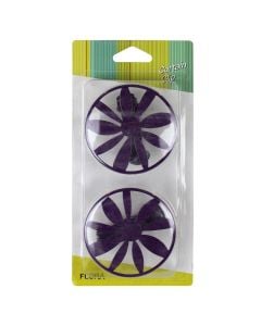 Metal clips, Size: D.8xH4 cm, Color: Purple, Material: Metallic