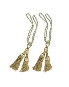 Curtain Tassels beige& L brown70x1cm
