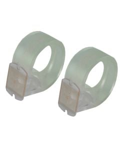 Mbrojtëse dere, plastik, 5x6ch2.5 cm, e bardhë, 2 copë, 1 pako