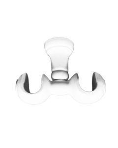 Curtain bracket white Dia:25mm