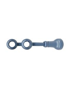 Curtain bracket blue Dia:25mm