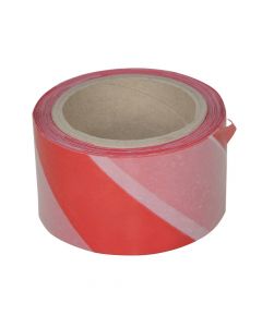 Shirit kufizimi, PVC ,e bardhë/kuqe,7cm X 100m
