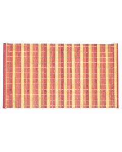 Tablemat, bamboo, red, 30x45 cm, 4 piece