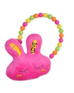 Curtain tieback 28cm dark pink