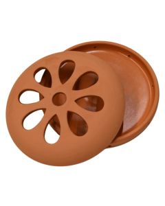 Mbajtës vazo, qeramik, kafe, dia 11.5 cm