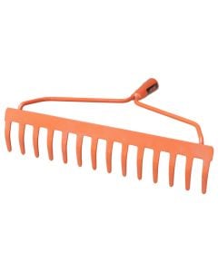 Krëhër kopshti, metalik,BRIXO, 35 cm,  14 dhëmbë