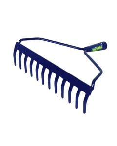 Garden rake, BRIXO, tempered steel, 30 cm, 12 teeth