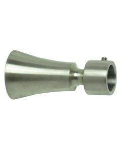 Curtain pole final, Size: D.16 mm, Color: Inox, Material: Metallic