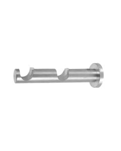 Curtain pole support, Size: D.16 mm, Color: Inox, Material: Metallic