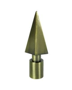 Curtain pole final, Size: D.20 mm, Color: Bronze, Material: Metallic