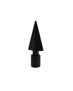 Curtain pole final, Size: D.20mm, Color: Black, Material: Metallic