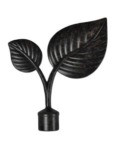 Curtain pole final, Size: D.20 mm, Color: Rust, Material: Metallic