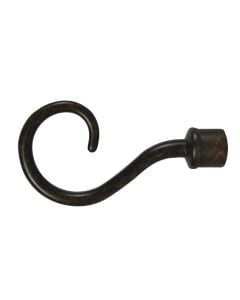 Curtain pole final, Size: D.20 mm, Color: Rust, Material: Metallic