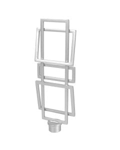 Curtain pole final, Size: D.20 mm, Color: Inox, Material: Metallic