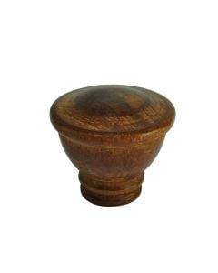 Curtain pole support, Size: D.20mm, Color: Cherry, Material: Wood