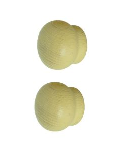 Curtain pole final, Size: D.20mm, Color: Natural, Material: Wood