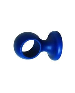 Curtain pole final, Size: D.28mm x 5cm, Color: Blue, Material: Wood