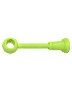 Curtain pole final, Size: D.28mm x 9-18cm, Color: Green lemon, Material: Wood