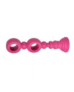 Curtain pole double support, Size: D.28mm, Color: Pink, Material: Wood