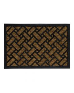 Door mat, color: Brown, Size: 40 x 60 cm, Material: Coconut+rubber