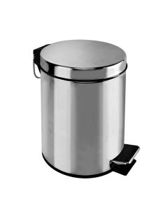 Toilet bin, 3 lt, ALL 4 BATH, stainless steel, silver, Ø17 xH26 cm