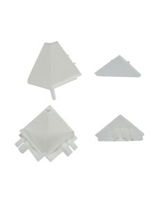 Accessories for backsplashes Backsplashes (Pk 4), bardhe, Plastic