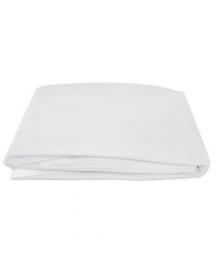 Mattress cover, double, 100% cotton, white, 160x190+30 cm