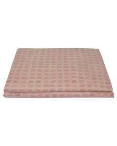 Mbulesë krevati, dopjo, poliestër, rozë, 220x260 cm