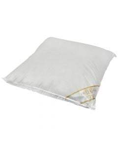 Pillow, CALGARY GOLD, 70% white duck down class 1; 30% duck down, white, 60x60 cm, 620 gr