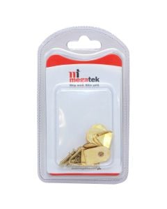 Strap hanger, metallic, golden, 4 pieces
