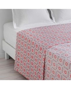 Flat sheet, double, GALICE, 100% cotton, coral, 240x300 cm
