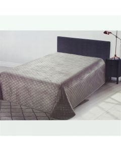 Mbulesë krevati, teke, mbushja 100% poliestër (120 gsm), copa e sipërme vizon (180 gsm); copa poshtme mikrofibër (70 gsm), purpurtë, 160×220 cm