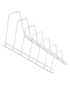 Mbajtëse prerëse/kapakësh, Sector, veshje ldpe, e bardhë, 34x15xH18 cm