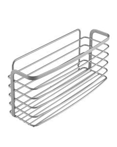 Tall basket, Eureka, veshje polytherm®, gri, 30x11xH14 cm