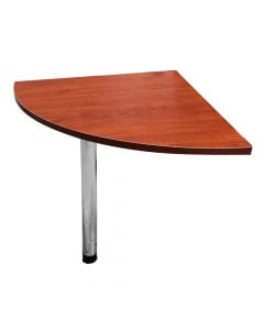 ROMA office corner table MFC 73x76x73cm/ red walnut.